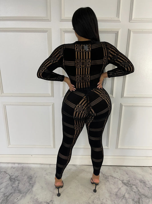 Wild card jumpsuit